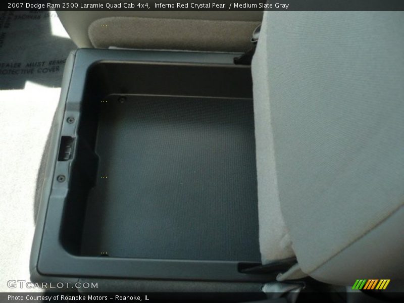 Inferno Red Crystal Pearl / Medium Slate Gray 2007 Dodge Ram 2500 Laramie Quad Cab 4x4