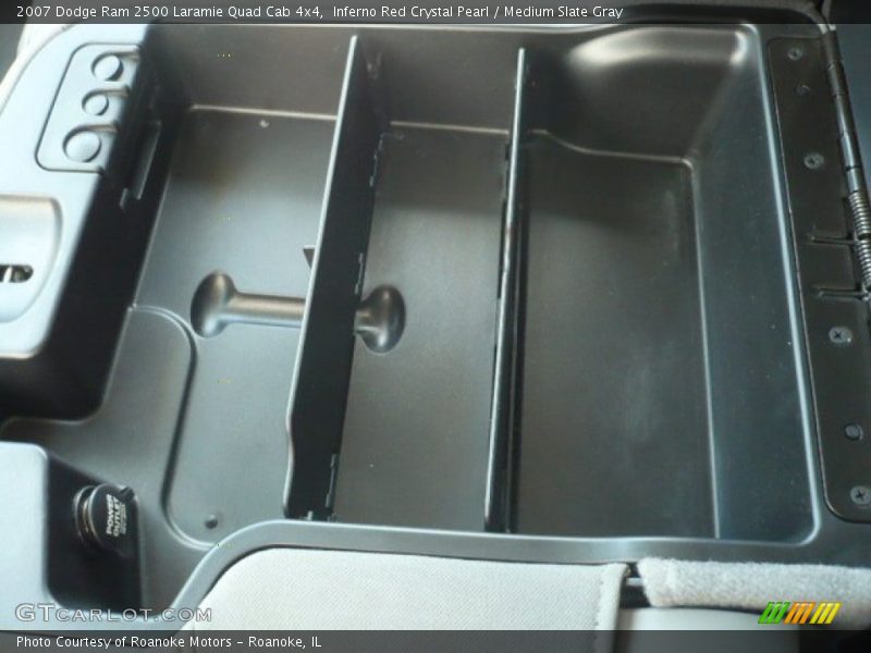 Inferno Red Crystal Pearl / Medium Slate Gray 2007 Dodge Ram 2500 Laramie Quad Cab 4x4