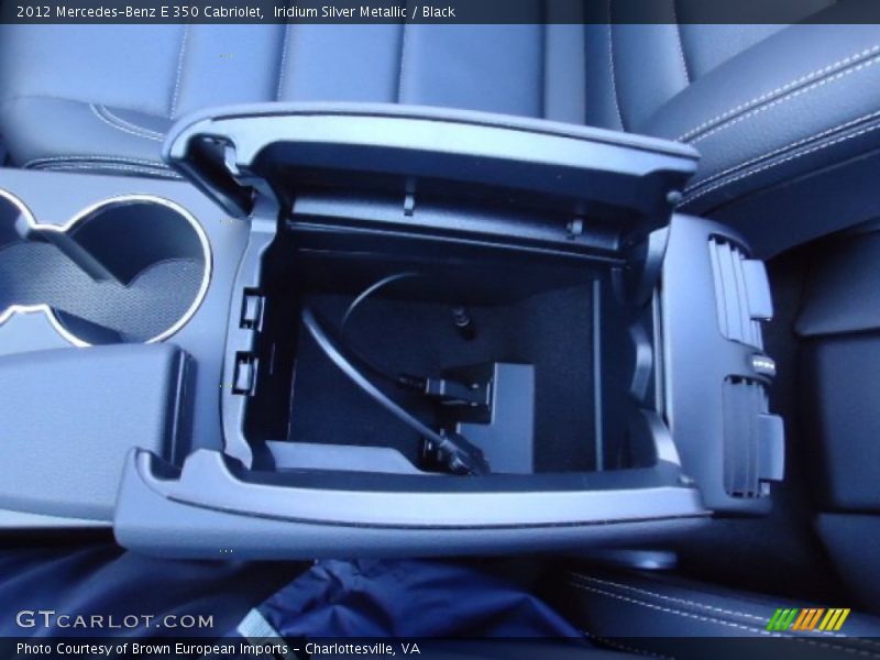 Iridium Silver Metallic / Black 2012 Mercedes-Benz E 350 Cabriolet