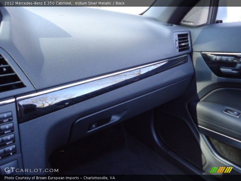 Iridium Silver Metallic / Black 2012 Mercedes-Benz E 350 Cabriolet