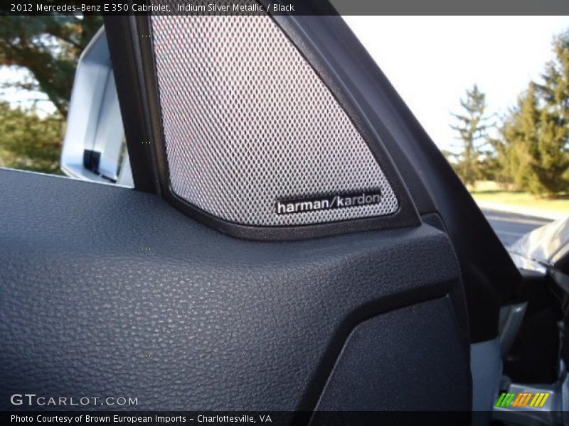 Iridium Silver Metallic / Black 2012 Mercedes-Benz E 350 Cabriolet