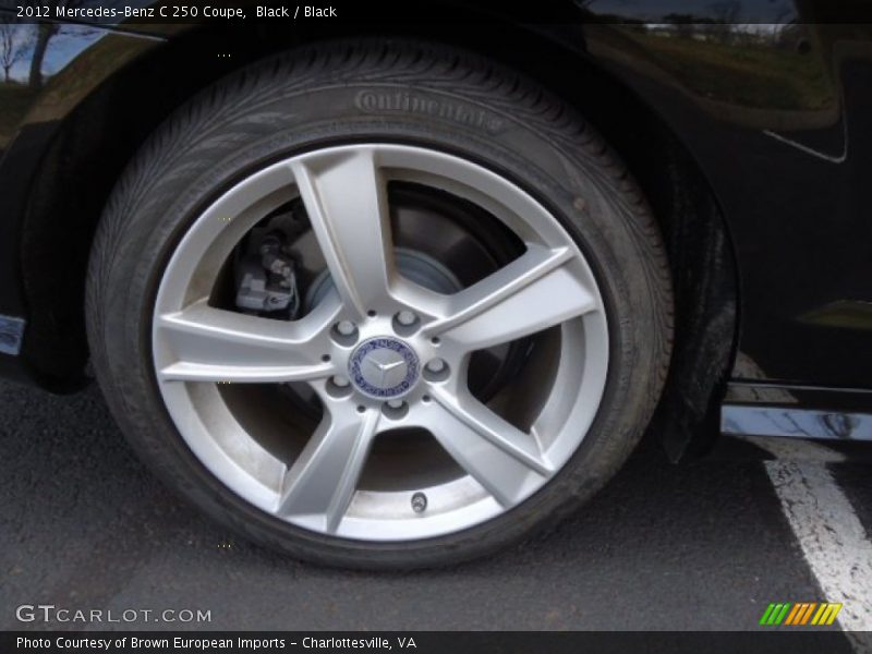 Black / Black 2012 Mercedes-Benz C 250 Coupe