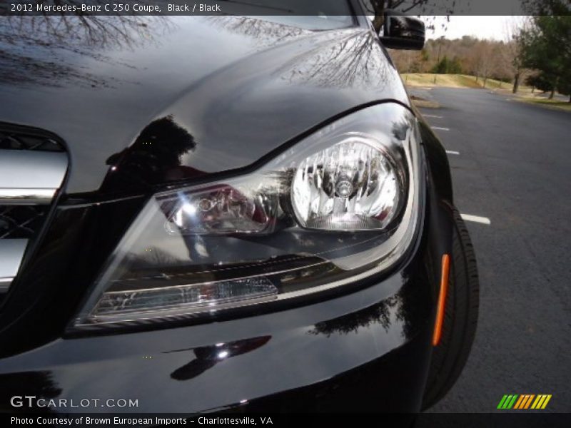 Black / Black 2012 Mercedes-Benz C 250 Coupe