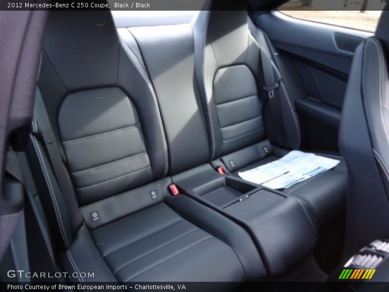 Black / Black 2012 Mercedes-Benz C 250 Coupe