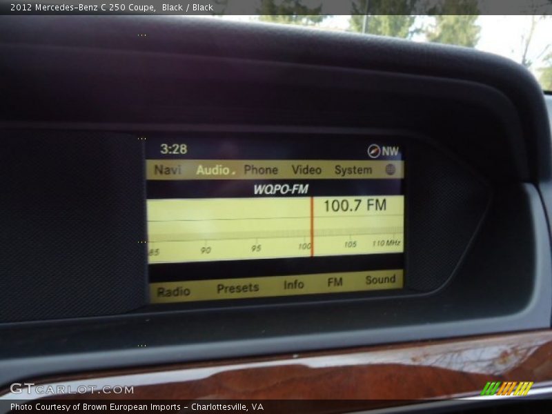 Black / Black 2012 Mercedes-Benz C 250 Coupe