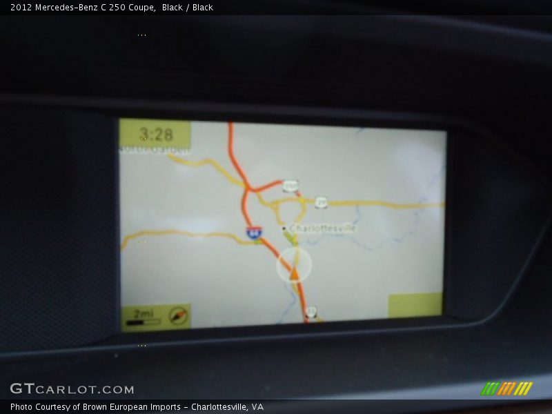 Black / Black 2012 Mercedes-Benz C 250 Coupe