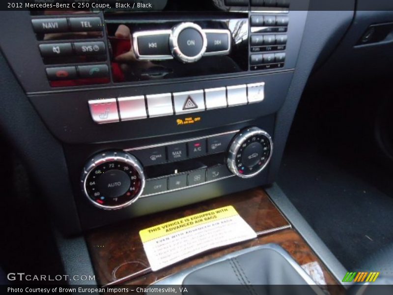 Black / Black 2012 Mercedes-Benz C 250 Coupe