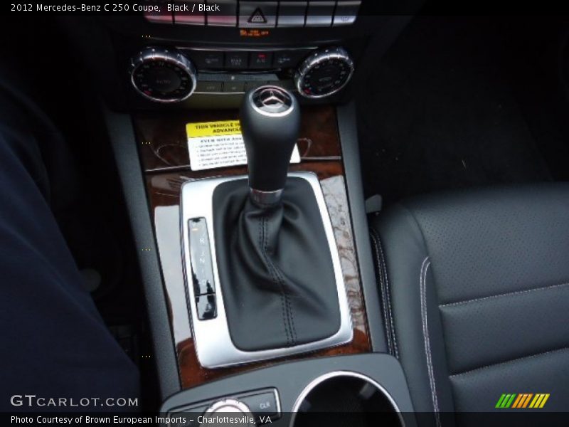 Black / Black 2012 Mercedes-Benz C 250 Coupe