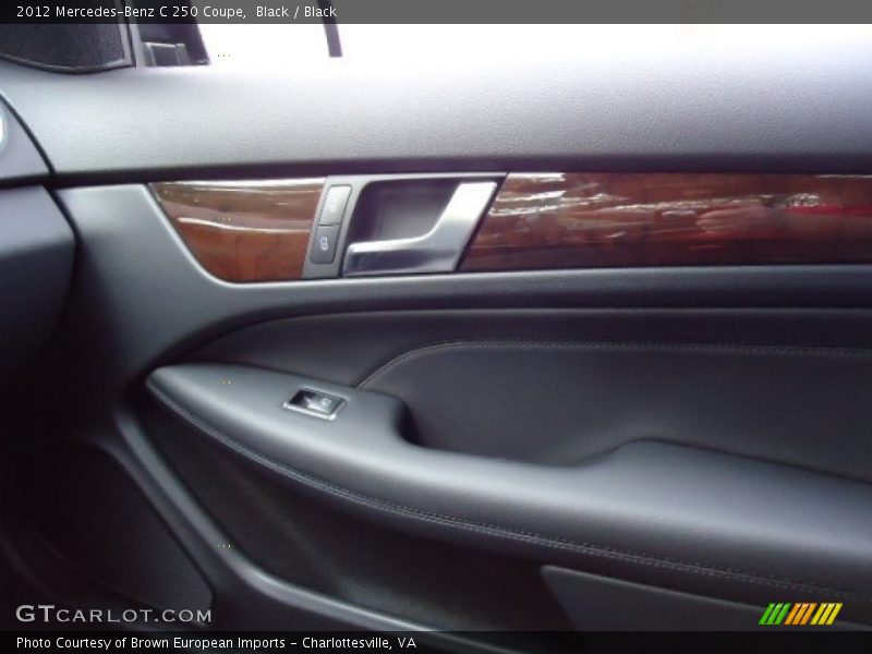 Black / Black 2012 Mercedes-Benz C 250 Coupe