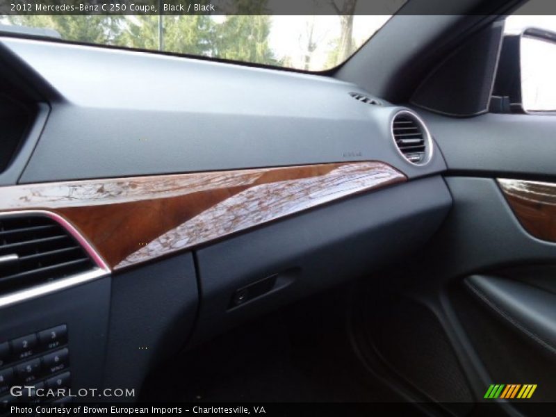 Black / Black 2012 Mercedes-Benz C 250 Coupe
