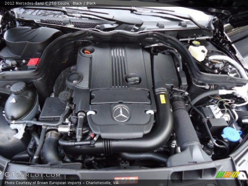 Black / Black 2012 Mercedes-Benz C 250 Coupe