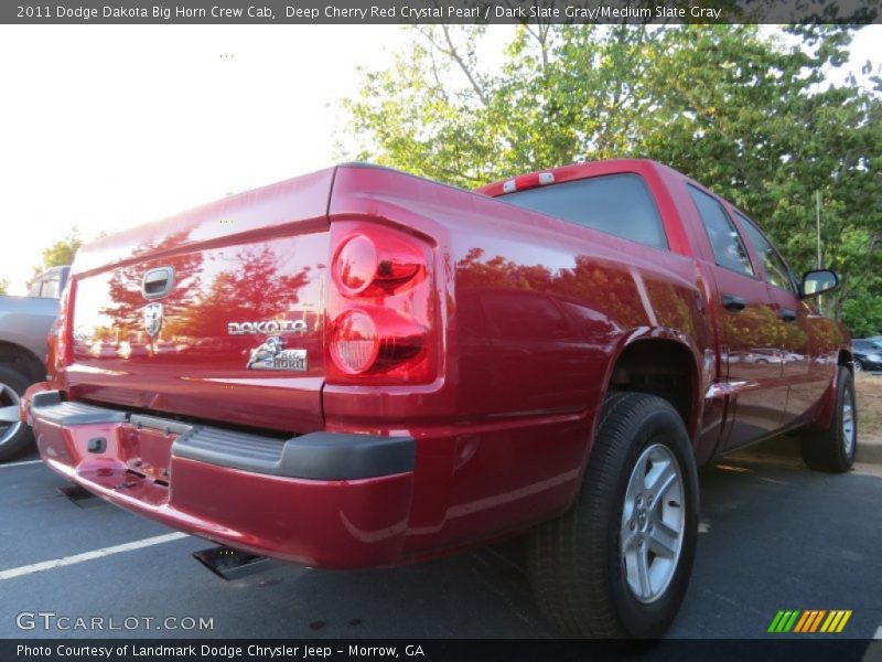 Deep Cherry Red Crystal Pearl / Dark Slate Gray/Medium Slate Gray 2011 Dodge Dakota Big Horn Crew Cab