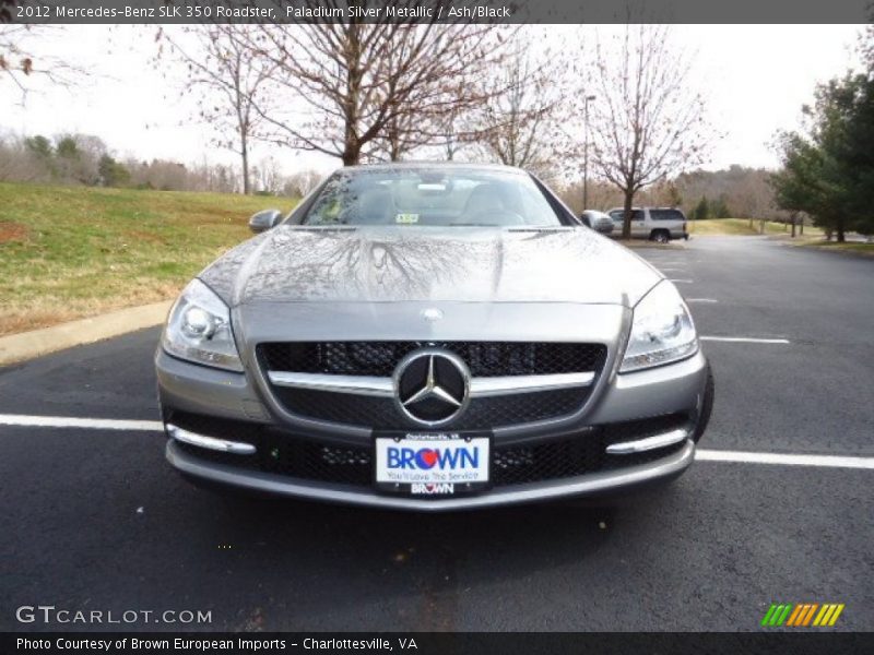 Paladium Silver Metallic / Ash/Black 2012 Mercedes-Benz SLK 350 Roadster