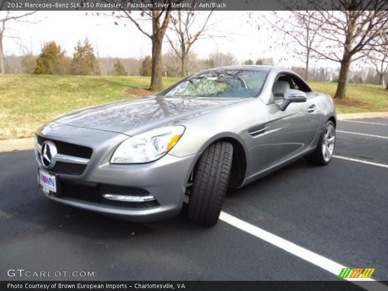 Paladium Silver Metallic / Ash/Black 2012 Mercedes-Benz SLK 350 Roadster
