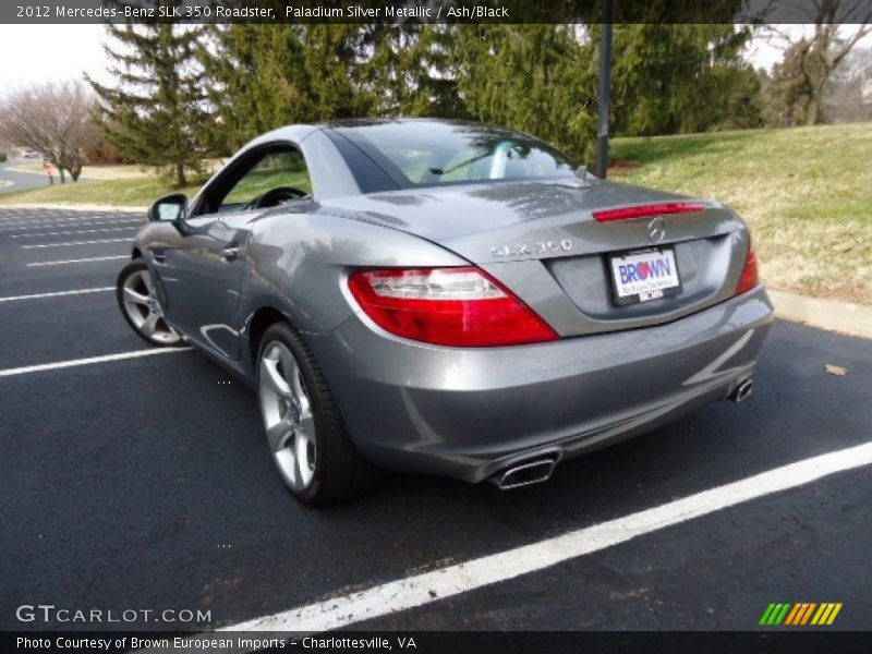 Paladium Silver Metallic / Ash/Black 2012 Mercedes-Benz SLK 350 Roadster