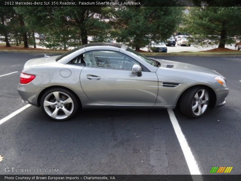 Paladium Silver Metallic / Ash/Black 2012 Mercedes-Benz SLK 350 Roadster