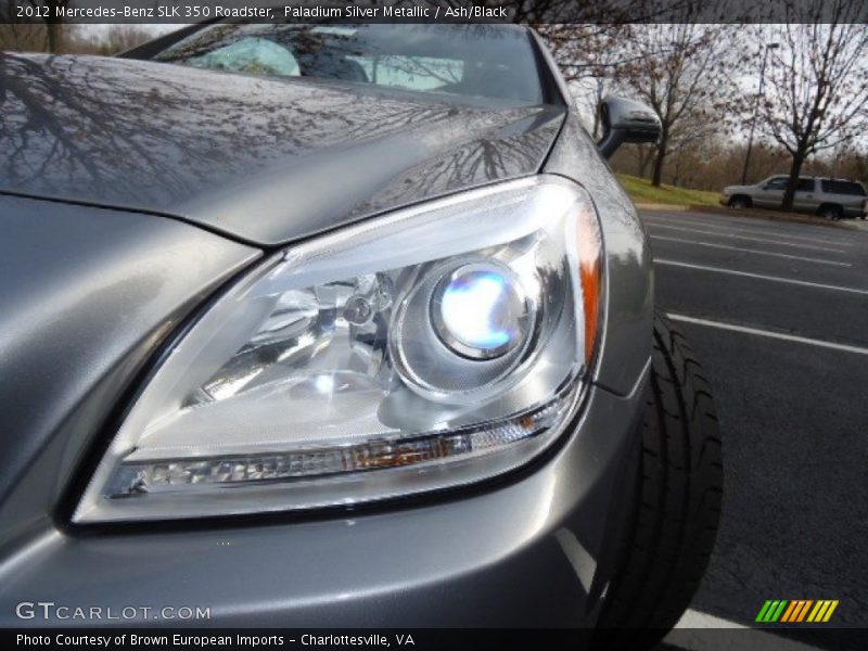 Paladium Silver Metallic / Ash/Black 2012 Mercedes-Benz SLK 350 Roadster