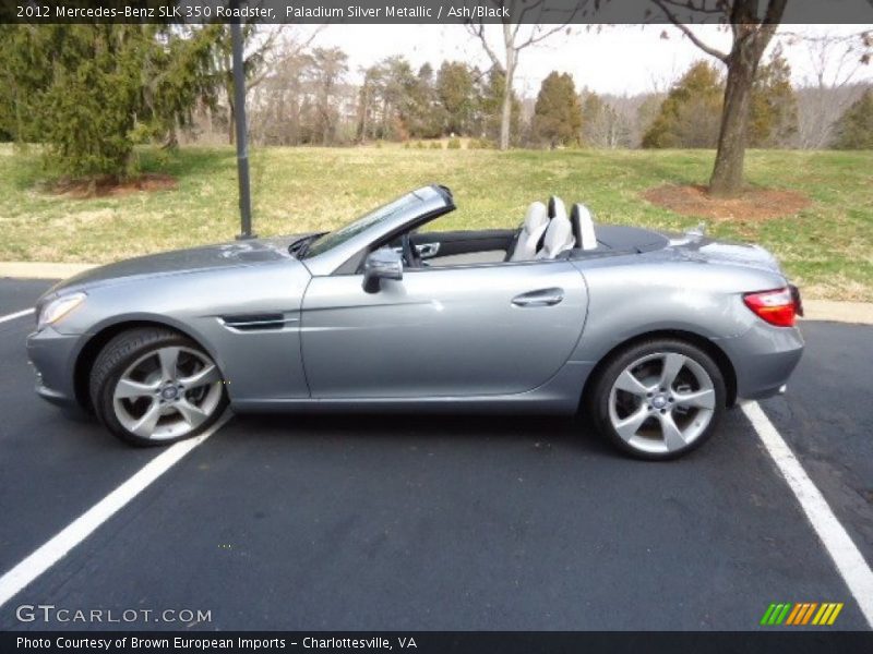 Paladium Silver Metallic / Ash/Black 2012 Mercedes-Benz SLK 350 Roadster