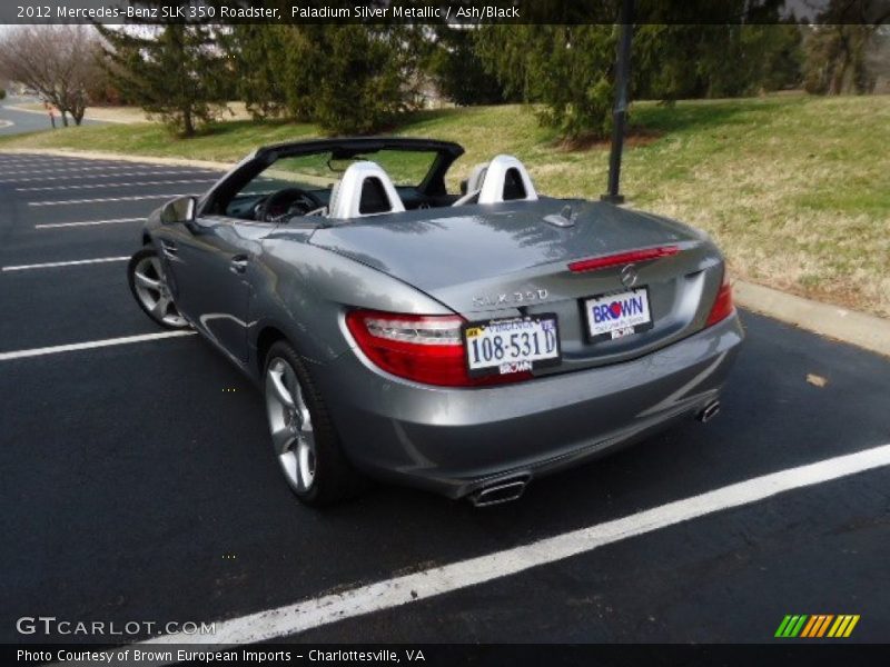 Paladium Silver Metallic / Ash/Black 2012 Mercedes-Benz SLK 350 Roadster