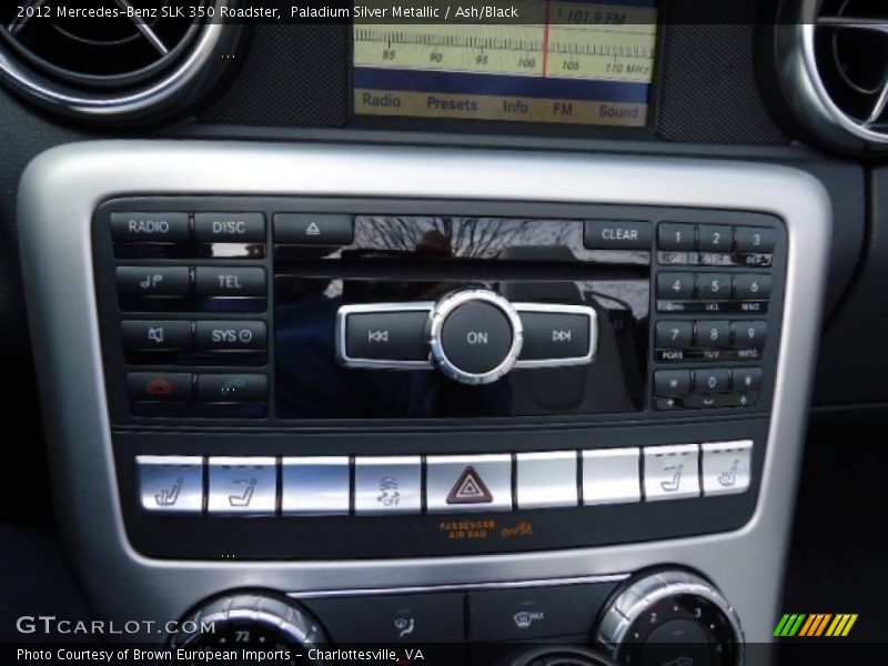 Paladium Silver Metallic / Ash/Black 2012 Mercedes-Benz SLK 350 Roadster