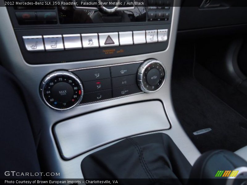Paladium Silver Metallic / Ash/Black 2012 Mercedes-Benz SLK 350 Roadster
