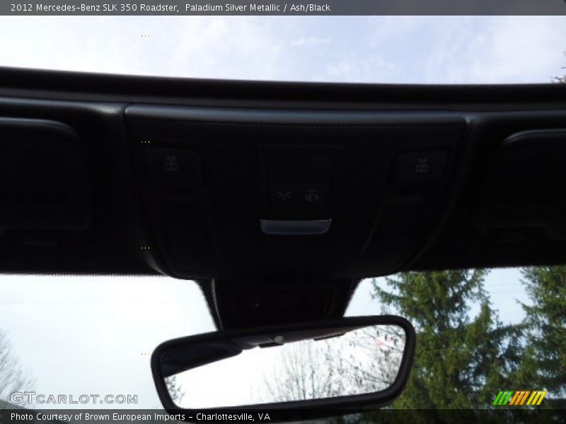 Paladium Silver Metallic / Ash/Black 2012 Mercedes-Benz SLK 350 Roadster