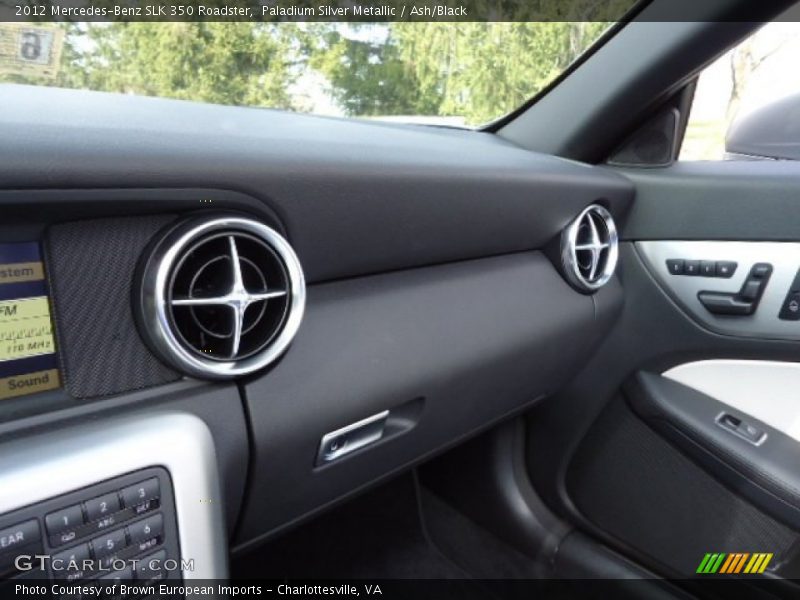 Paladium Silver Metallic / Ash/Black 2012 Mercedes-Benz SLK 350 Roadster