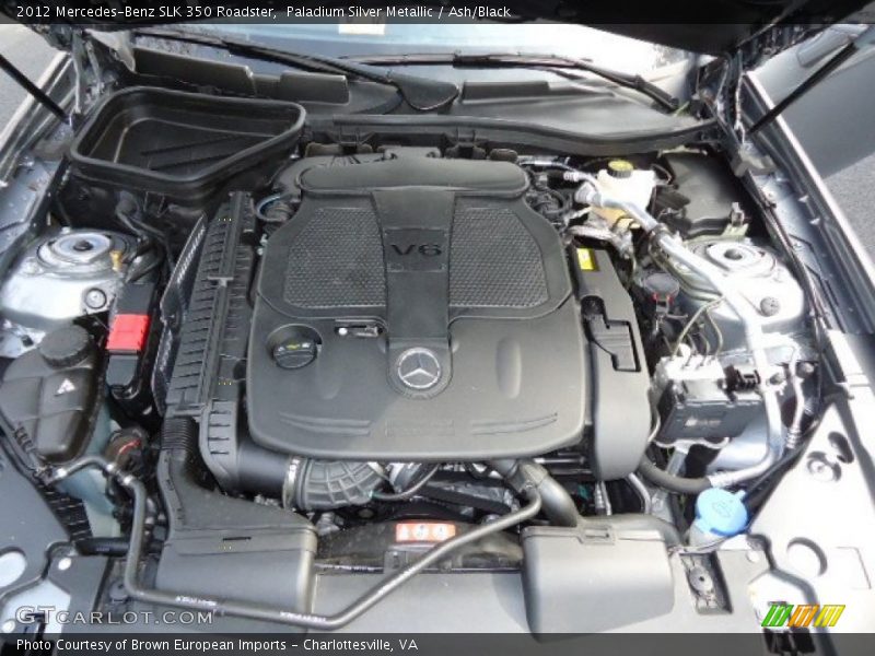 Paladium Silver Metallic / Ash/Black 2012 Mercedes-Benz SLK 350 Roadster