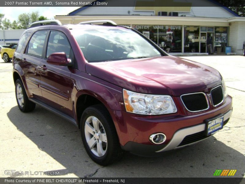 Sonoma Red Metallic / Ebony 2007 Pontiac Torrent AWD