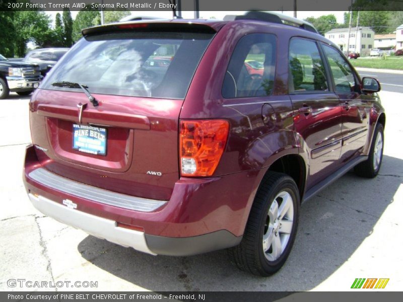 Sonoma Red Metallic / Ebony 2007 Pontiac Torrent AWD