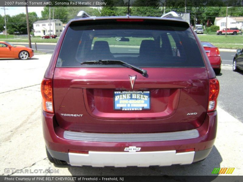 Sonoma Red Metallic / Ebony 2007 Pontiac Torrent AWD