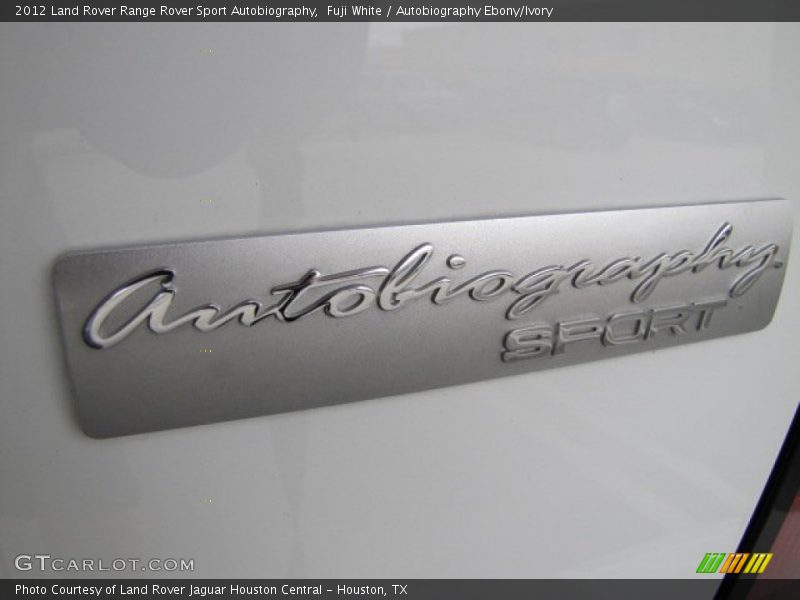  2012 Range Rover Sport Autobiography Logo