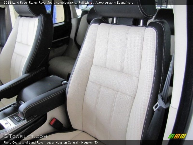 Front Seat of 2012 Range Rover Sport Autobiography