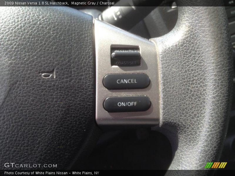 Magnetic Gray / Charcoal 2009 Nissan Versa 1.8 SL Hatchback