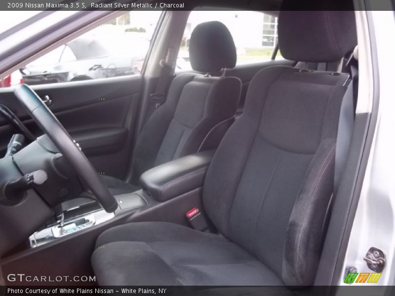 Radiant Silver Metallic / Charcoal 2009 Nissan Maxima 3.5 S