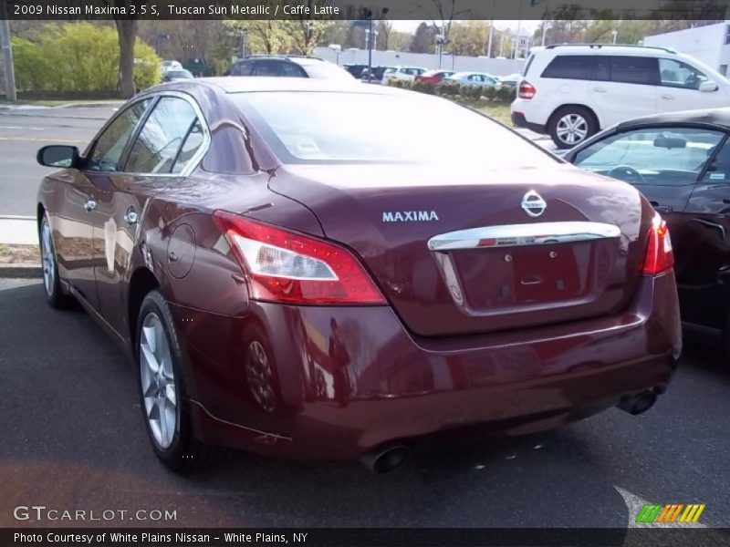 Tuscan Sun Metallic / Caffe Latte 2009 Nissan Maxima 3.5 S