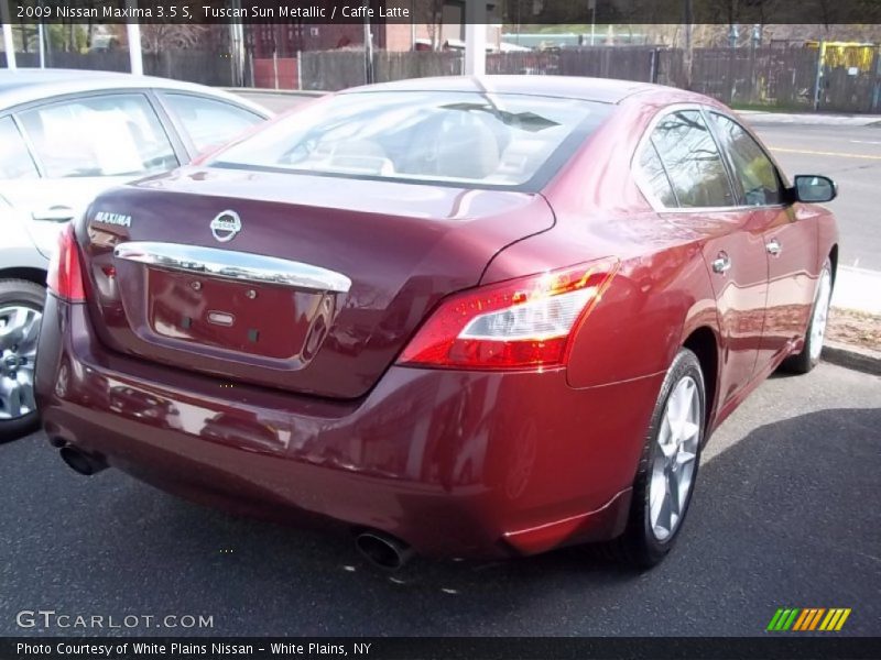 Tuscan Sun Metallic / Caffe Latte 2009 Nissan Maxima 3.5 S