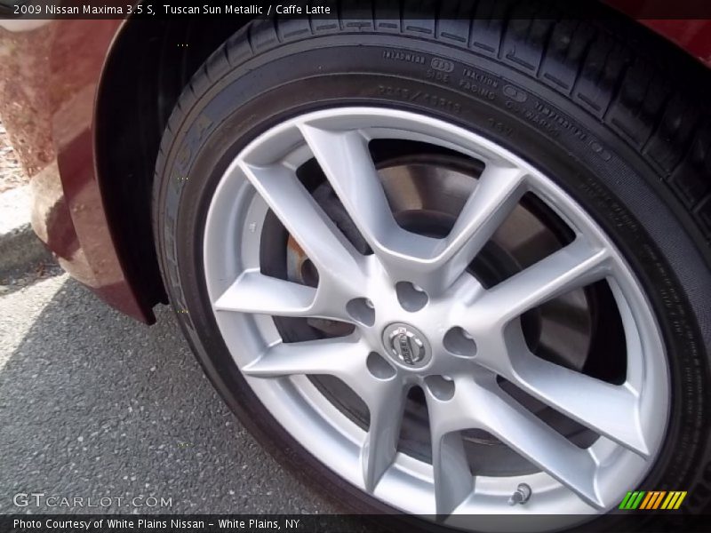 Tuscan Sun Metallic / Caffe Latte 2009 Nissan Maxima 3.5 S