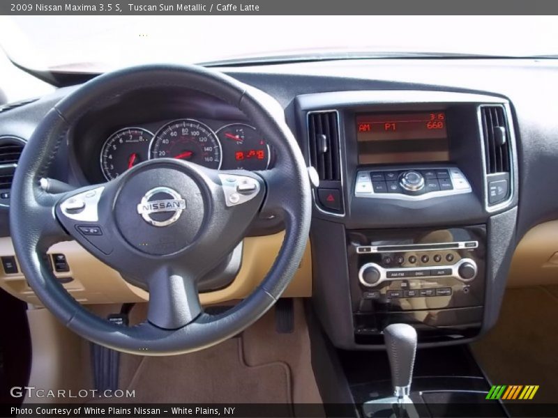 Tuscan Sun Metallic / Caffe Latte 2009 Nissan Maxima 3.5 S