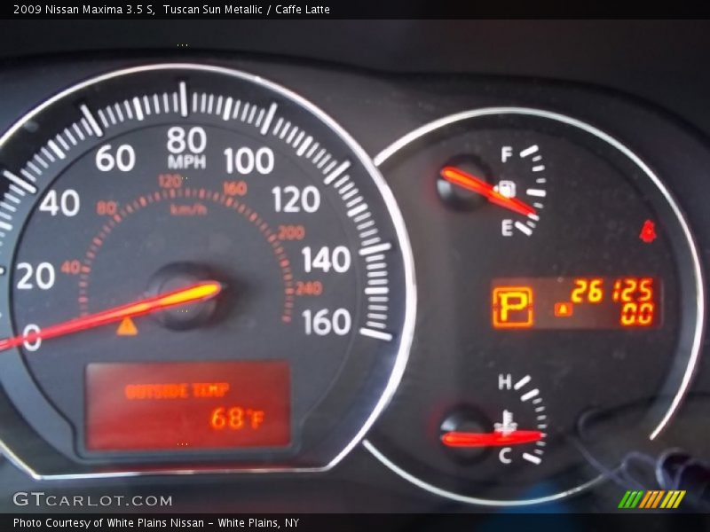 Tuscan Sun Metallic / Caffe Latte 2009 Nissan Maxima 3.5 S