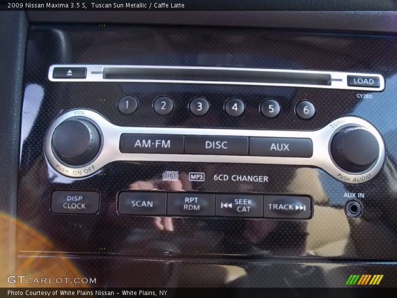 Tuscan Sun Metallic / Caffe Latte 2009 Nissan Maxima 3.5 S