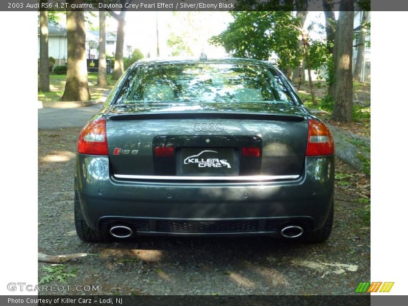 Daytona Grey Pearl Effect / Silver/Ebony Black 2003 Audi RS6 4.2T quattro