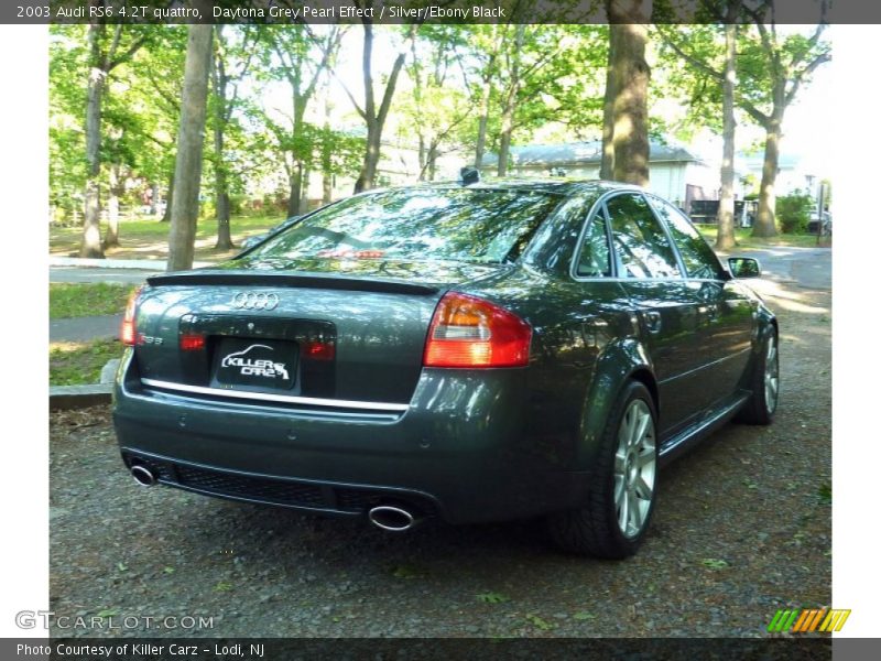 Daytona Grey Pearl Effect / Silver/Ebony Black 2003 Audi RS6 4.2T quattro