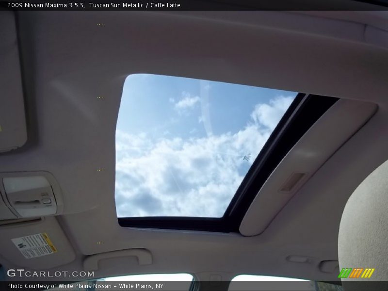 Tuscan Sun Metallic / Caffe Latte 2009 Nissan Maxima 3.5 S