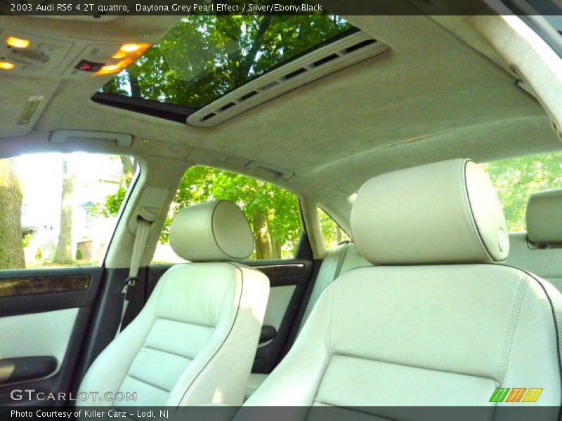  2003 RS6 4.2T quattro Silver/Ebony Black Interior