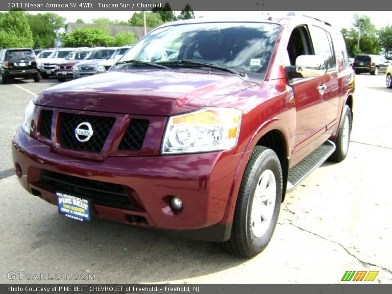 Tuscan Sun / Charcoal 2011 Nissan Armada SV 4WD