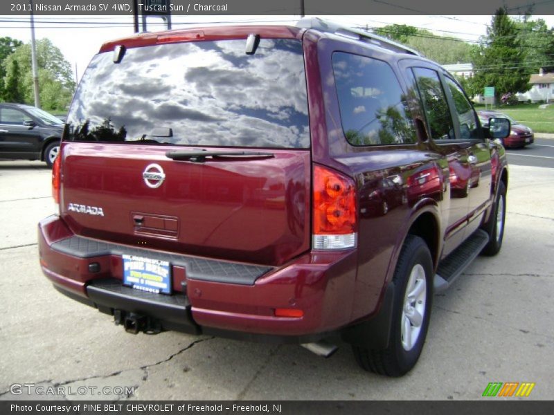 Tuscan Sun / Charcoal 2011 Nissan Armada SV 4WD