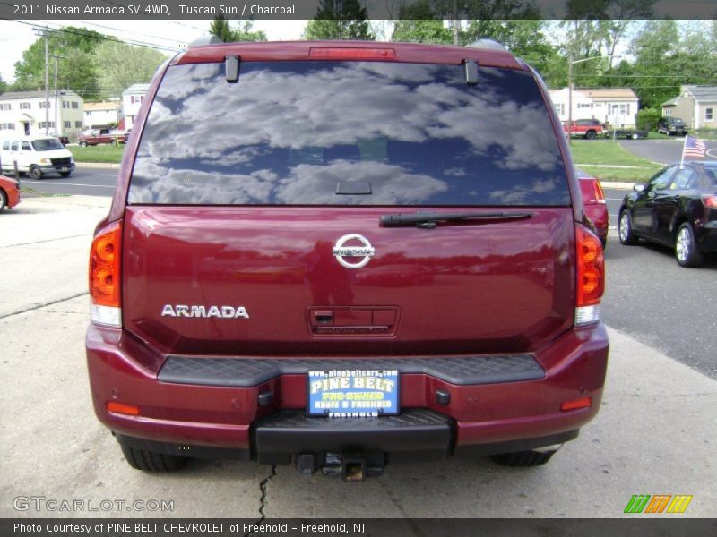 Tuscan Sun / Charcoal 2011 Nissan Armada SV 4WD