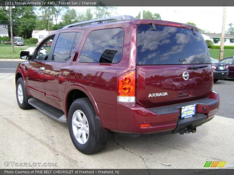 Tuscan Sun / Charcoal 2011 Nissan Armada SV 4WD