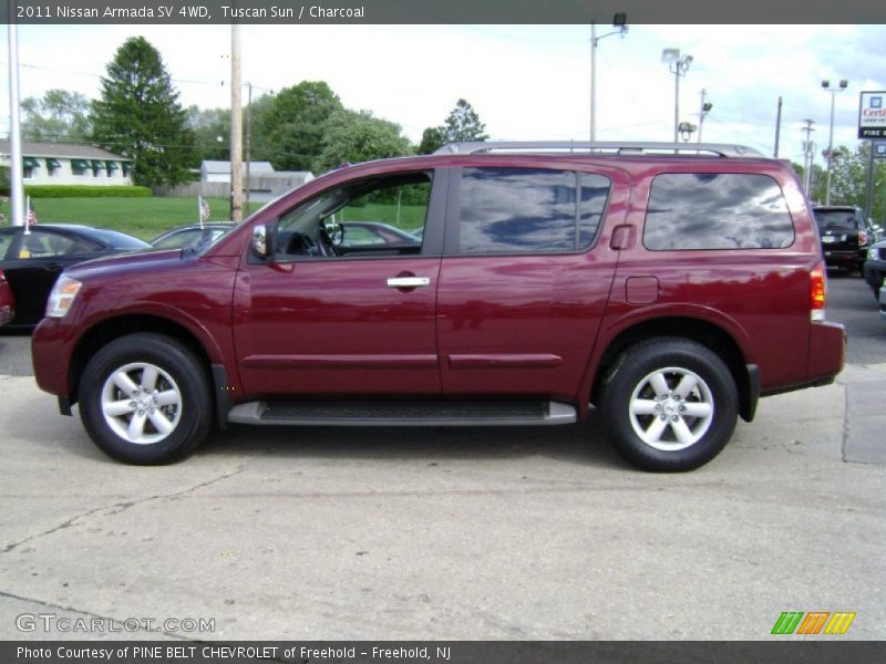 Tuscan Sun / Charcoal 2011 Nissan Armada SV 4WD
